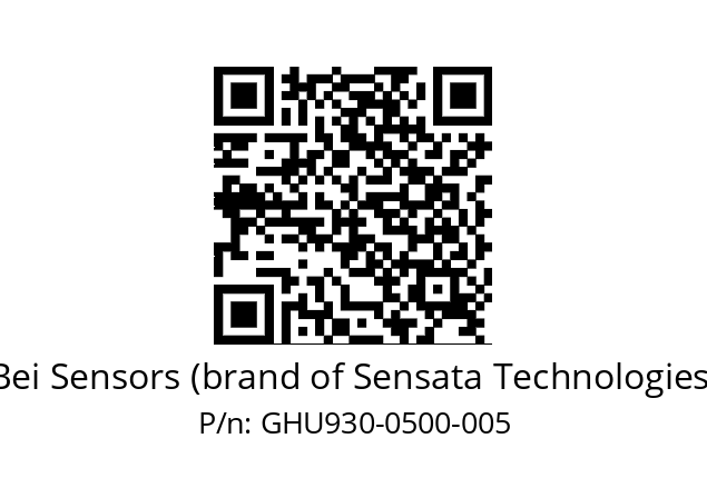  GHU9_30//5GT9//00500//G6R// Bei Sensors (brand of Sensata Technologies) GHU930-0500-005