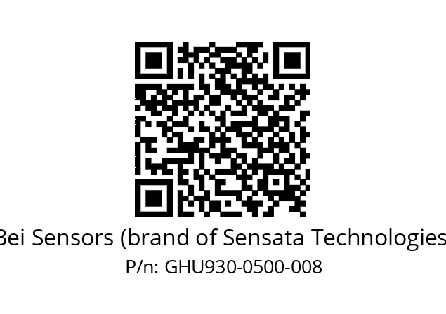  GHU9_30//5G29//00500//G6R//--D4-- Bei Sensors (brand of Sensata Technologies) GHU930-0500-008