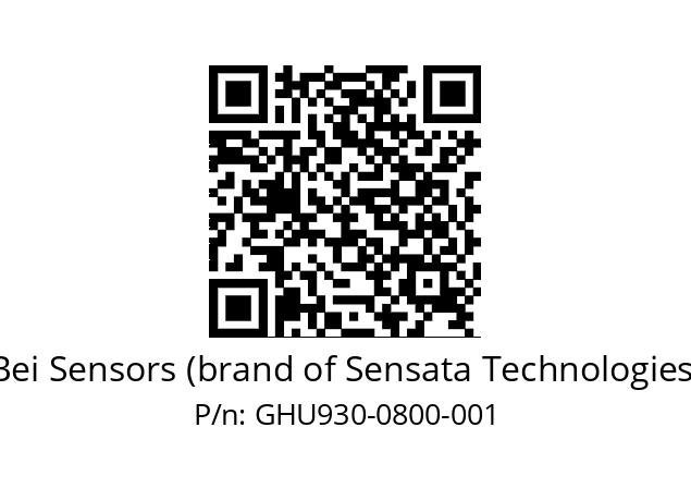  GHU9_30//3G39//00800//G3R020// Bei Sensors (brand of Sensata Technologies) GHU930-0800-001