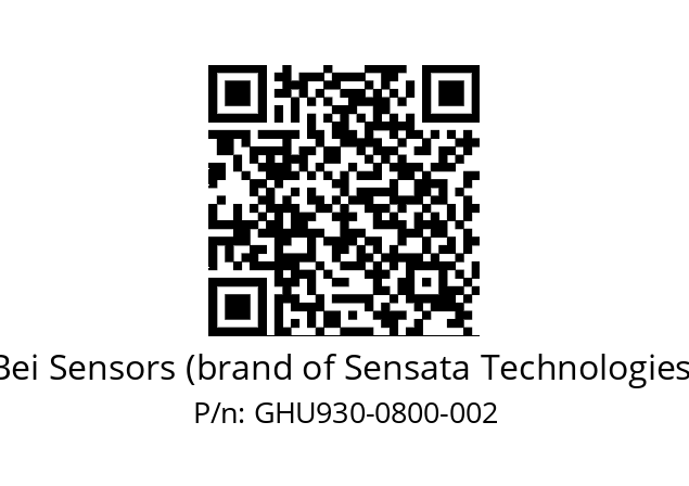  GHU9_30//5G59//00800//G3R020// Bei Sensors (brand of Sensata Technologies) GHU930-0800-002