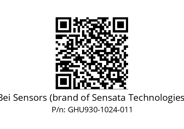  GHU9_30//5GT9//01024//G6R//--DA-- Bei Sensors (brand of Sensata Technologies) GHU930-1024-011