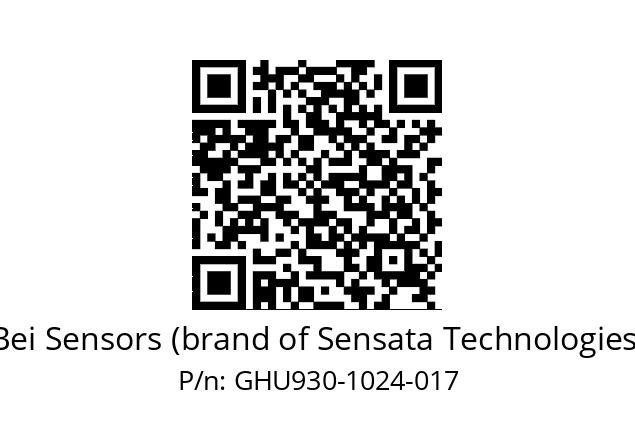  GHU9_30//5G29//01024//G3R020// Bei Sensors (brand of Sensata Technologies) GHU930-1024-017