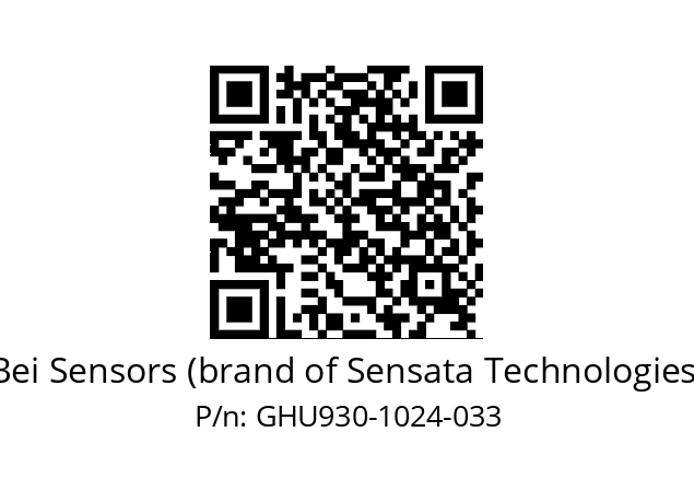  GHU9_30//5G29//01024//G6R//--DA-- Bei Sensors (brand of Sensata Technologies) GHU930-1024-033