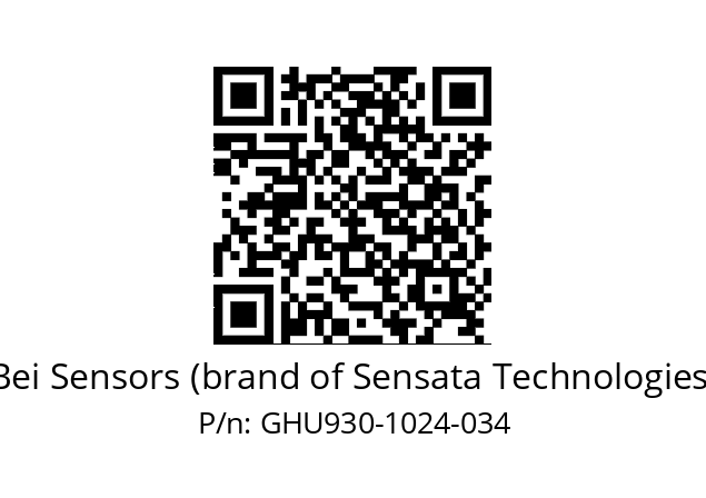  GHU9_30//5G59//01024//G6R//--62-- Bei Sensors (brand of Sensata Technologies) GHU930-1024-034