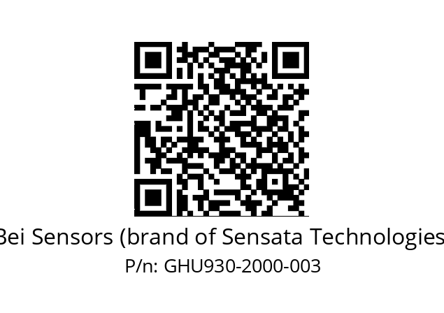  GHU9_30//5G59//02000//G6R// Bei Sensors (brand of Sensata Technologies) GHU930-2000-003