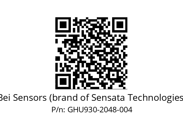  GHU9_30//2G29//02048//G6R// Bei Sensors (brand of Sensata Technologies) GHU930-2048-004