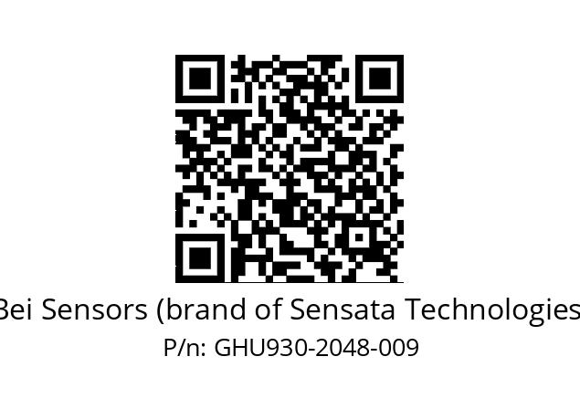  GHU9_30//5G29//02048//G5R//--D4-- Bei Sensors (brand of Sensata Technologies) GHU930-2048-009