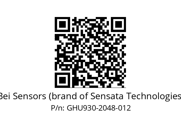  GHU9_30//5GTA//02048//G5R// Bei Sensors (brand of Sensata Technologies) GHU930-2048-012