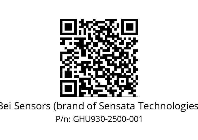  GHU9_30//5G59//02500//G6R// Bei Sensors (brand of Sensata Technologies) GHU930-2500-001