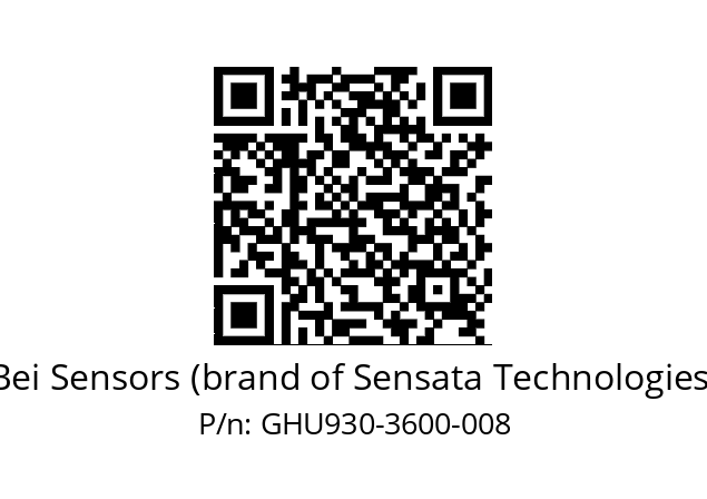  GHU9_30//5G59//03600//G3R020// Bei Sensors (brand of Sensata Technologies) GHU930-3600-008