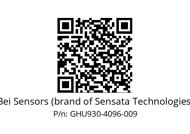  GHU9_30//5G59//04096//GPR050// Bei Sensors (brand of Sensata Technologies) GHU930-4096-009