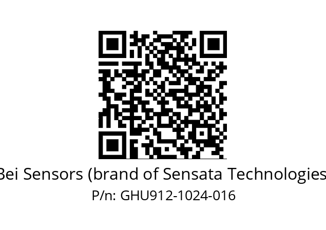  GHU9_12//5GT9//01024//G3R020//U0DA-- Bei Sensors (brand of Sensata Technologies) GHU912-1024-016