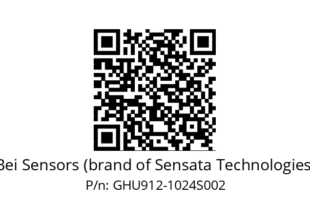  GHU9S12//5GT9//01024//G3R020/0A/U0---- Bei Sensors (brand of Sensata Technologies) GHU912-1024S002