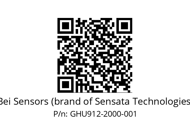  GHU9_12//5G59//02000//G6R//U0---- Bei Sensors (brand of Sensata Technologies) GHU912-2000-001