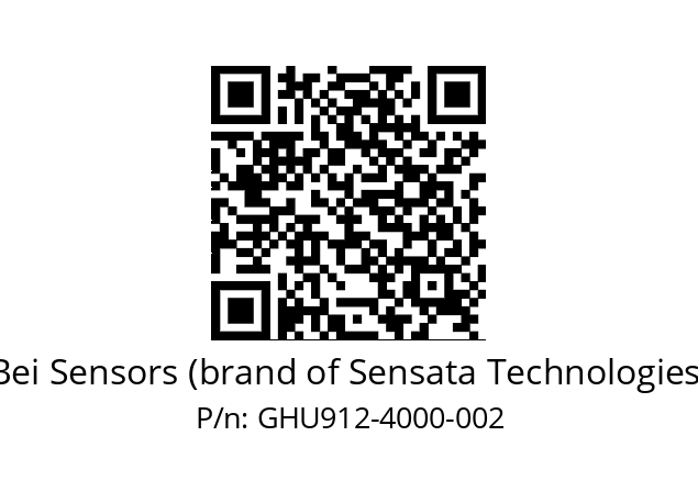  GHU9_12//5G59//04000//G6R//U0DA-- Bei Sensors (brand of Sensata Technologies) GHU912-4000-002