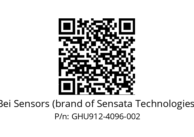  GHU9_12//5G59//04096//G3R020//U0DA-- Bei Sensors (brand of Sensata Technologies) GHU912-4096-002