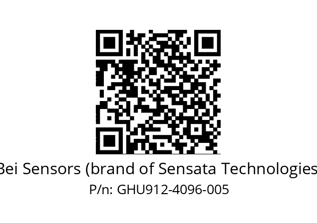  GHU9_12//5G29//04096//G6R//U0DA-- Bei Sensors (brand of Sensata Technologies) GHU912-4096-005