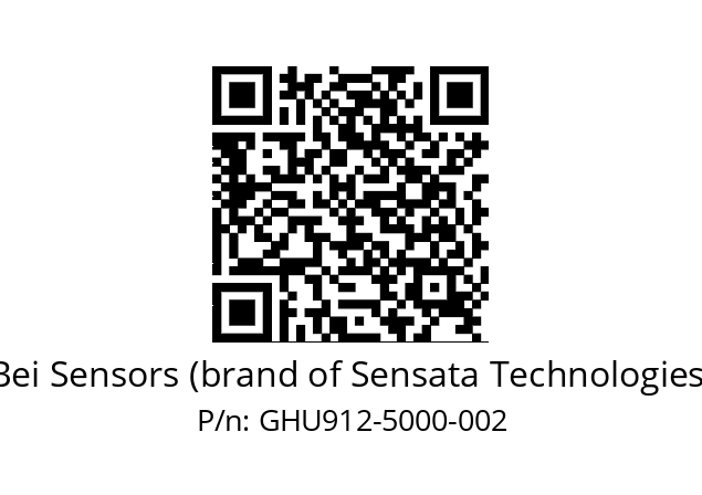  GHU9_12//3G39//05000//G3R020//U1---- Bei Sensors (brand of Sensata Technologies) GHU912-5000-002