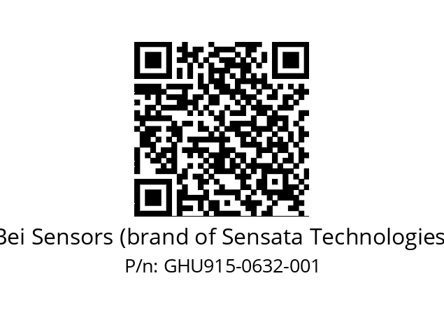  GHU9_15//5G59//00632//G6R//U0D4-- Bei Sensors (brand of Sensata Technologies) GHU915-0632-001