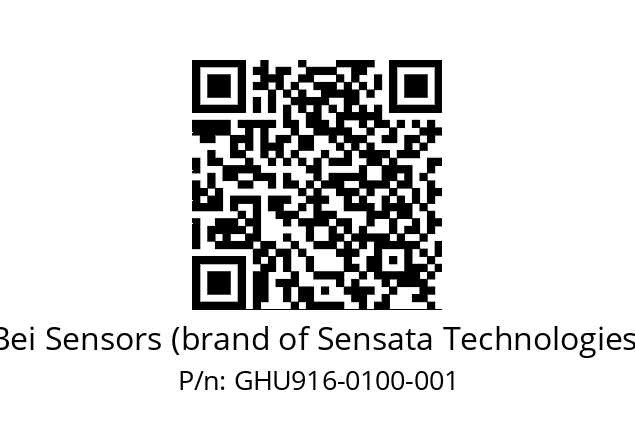  GHU9_16//5G59//00100//G6R//U0---- Bei Sensors (brand of Sensata Technologies) GHU916-0100-001