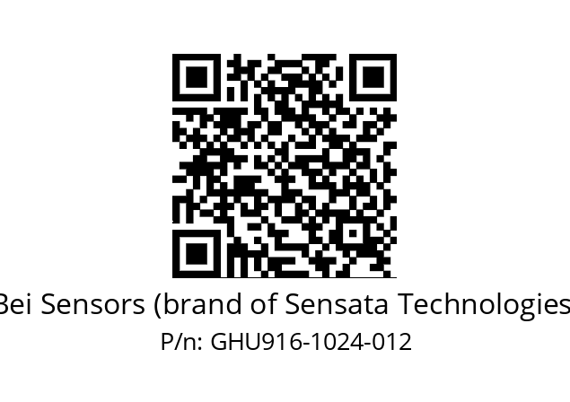  GHU9_16//5GT9//01024//GTR//U0---- Bei Sensors (brand of Sensata Technologies) GHU916-1024-012