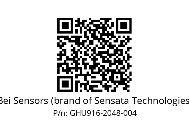  GHU9_16//5G59//02048//G6R//U0D4-- Bei Sensors (brand of Sensata Technologies) GHU916-2048-004