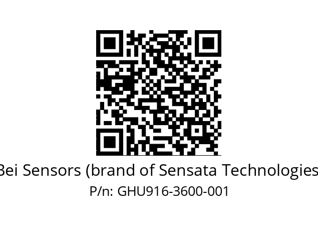  GHU9_16//5G59//03600//G6R//U1---- Bei Sensors (brand of Sensata Technologies) GHU916-3600-001