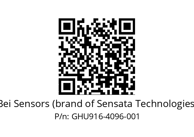  GHU9_16//PG59//04096//GTR//U0---- Bei Sensors (brand of Sensata Technologies) GHU916-4096-001