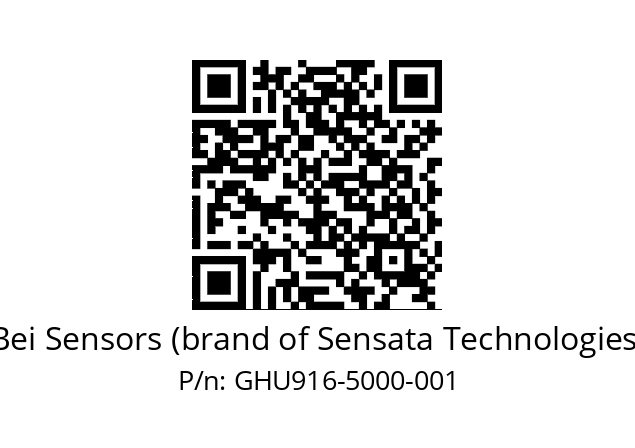  GHU9_16//5G59//05000//G6R//U1---- Bei Sensors (brand of Sensata Technologies) GHU916-5000-001