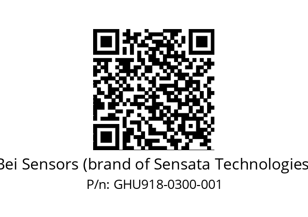  GHU9_18//5G59//00300//G6R//U0---- Bei Sensors (brand of Sensata Technologies) GHU918-0300-001