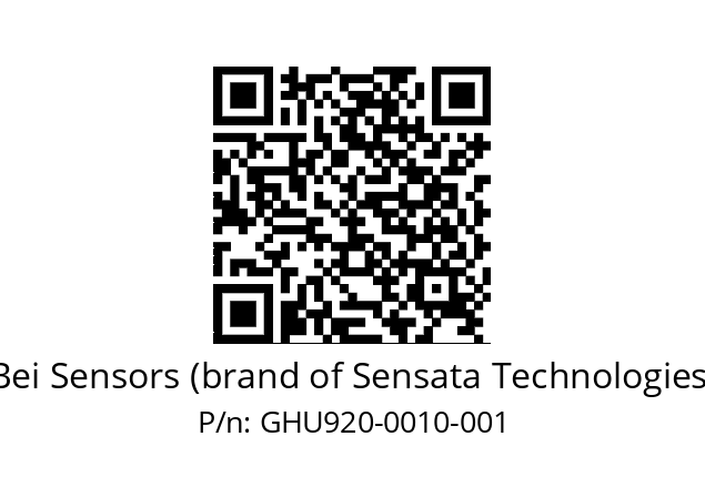  GHU9_20//5GC9//00010//K6R//U0---- Bei Sensors (brand of Sensata Technologies) GHU920-0010-001