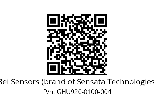  GHU9_20//3G39//00100//G3R020//U0---- Bei Sensors (brand of Sensata Technologies) GHU920-0100-004