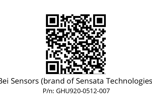  GHU9_20//2G29//00512//G5R//U0---- Bei Sensors (brand of Sensata Technologies) GHU920-0512-007