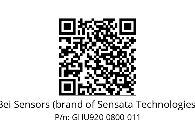  GHU9_20//5G59//00800//G3R020//U0---- Bei Sensors (brand of Sensata Technologies) GHU920-0800-011