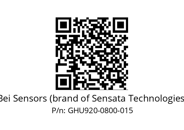  GHU9_20//5G59//00800//G3R020//U0D4-- Bei Sensors (brand of Sensata Technologies) GHU920-0800-015