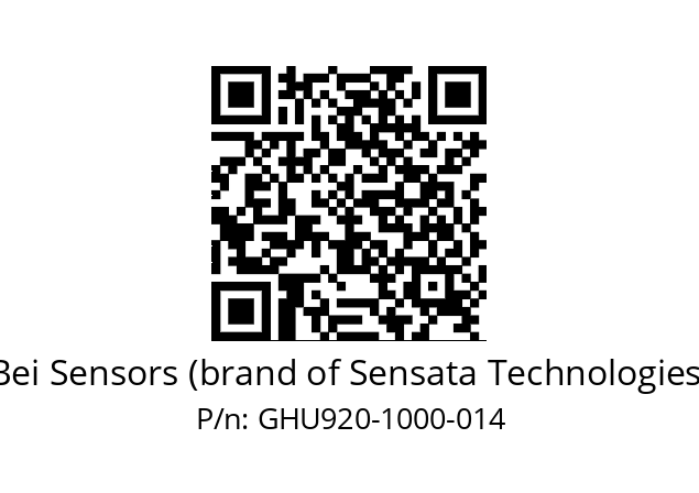  GHU9_20//5G59//01000//G3R020//U0D4-- Bei Sensors (brand of Sensata Technologies) GHU920-1000-014