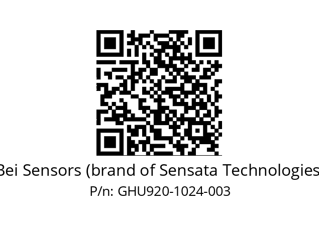  GHU9_20//2G29//01024//G6R//U0---- Bei Sensors (brand of Sensata Technologies) GHU920-1024-003