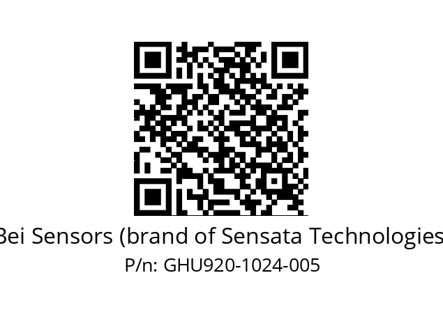  GHU9_20//5G29//01024//G6R//U0---- Bei Sensors (brand of Sensata Technologies) GHU920-1024-005