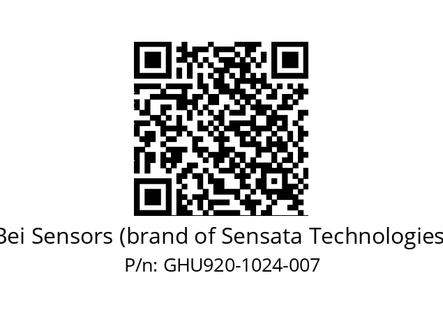  GHU9_20//3G39//01024//G3R020//U0---- Bei Sensors (brand of Sensata Technologies) GHU920-1024-007