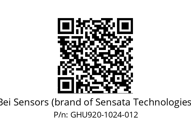  GHU9_20//3G39//01024//G6R//U0D4-- Bei Sensors (brand of Sensata Technologies) GHU920-1024-012