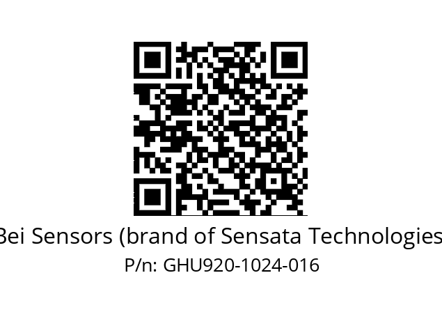  GHU9_20//2G29//01024//G3R100//U0---- Bei Sensors (brand of Sensata Technologies) GHU920-1024-016