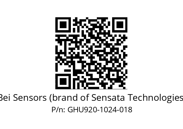  GHU9_20//5GT9//01024//G6R//U0D4-- Bei Sensors (brand of Sensata Technologies) GHU920-1024-018