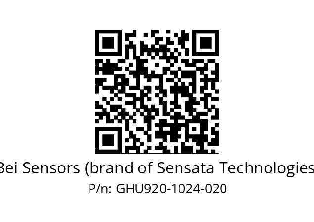  GHU9_20//3G39//01024//G3R040//U0---- Bei Sensors (brand of Sensata Technologies) GHU920-1024-020