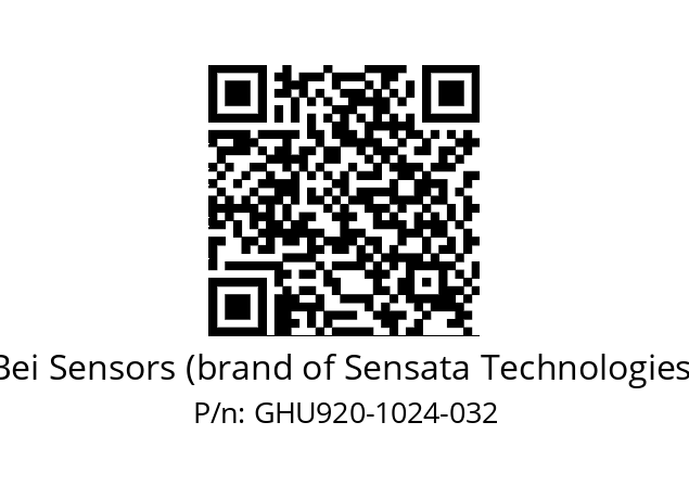  GHU9_20//5GT9//01024//G3R050//U0DA-- Bei Sensors (brand of Sensata Technologies) GHU920-1024-032