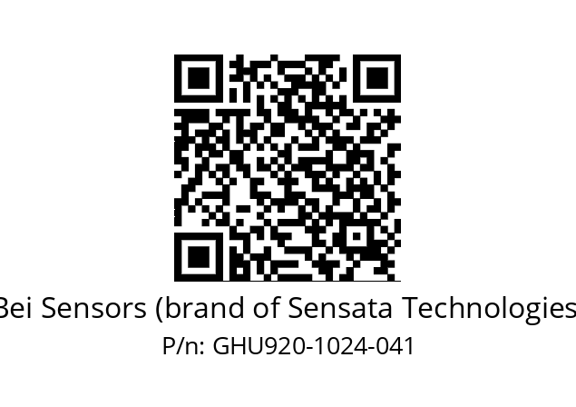  GHU9_20//5GT9//01024//GPR050//U0---- Bei Sensors (brand of Sensata Technologies) GHU920-1024-041