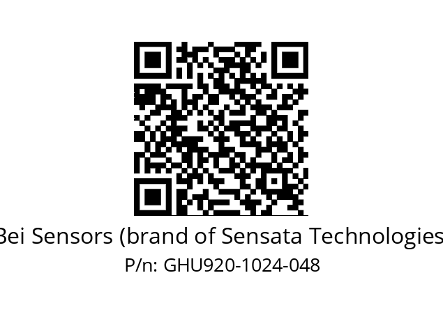  GHU9_20//5G59//01024//GPR050//U0D4-- Bei Sensors (brand of Sensata Technologies) GHU920-1024-048