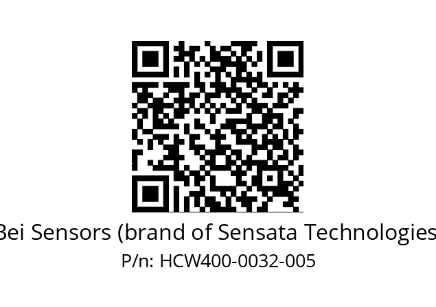  HCW4_00//PG59//00032//GPR100// Bei Sensors (brand of Sensata Technologies) HCW400-0032-005