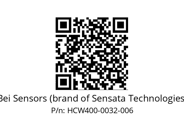  HCW4_00//PG59//00032//G3R050// Bei Sensors (brand of Sensata Technologies) HCW400-0032-006