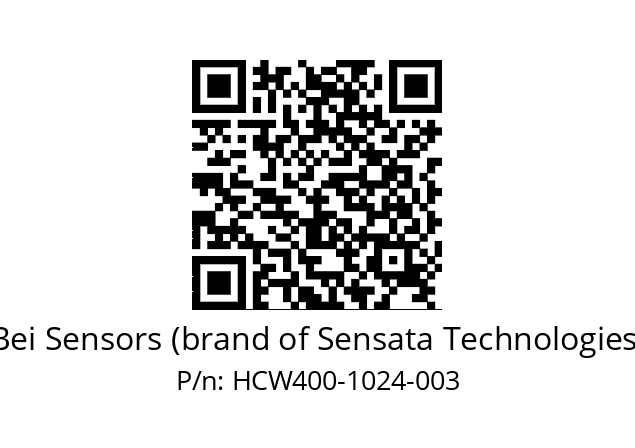  HCW4_00//PG59//01024//GPR020// Bei Sensors (brand of Sensata Technologies) HCW400-1024-003