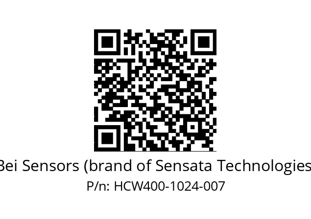  HCW4_00//2G29//01024//G3R005// Bei Sensors (brand of Sensata Technologies) HCW400-1024-007